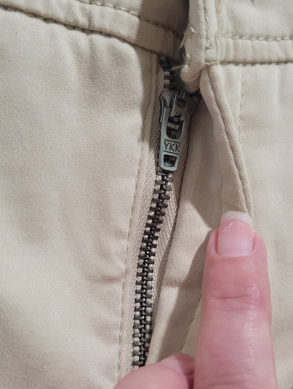 Liverpool Los Angeles Khaki Stretch Cotton Bermuda Shorts Size 6 Women's EUC... - Picture 7 of 12